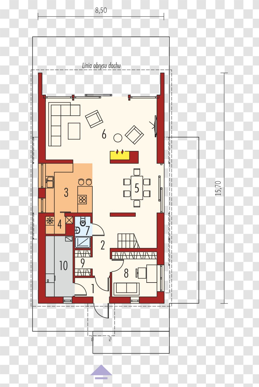 House Plan Altxaera Facade Building - Room - Plots Transparent PNG