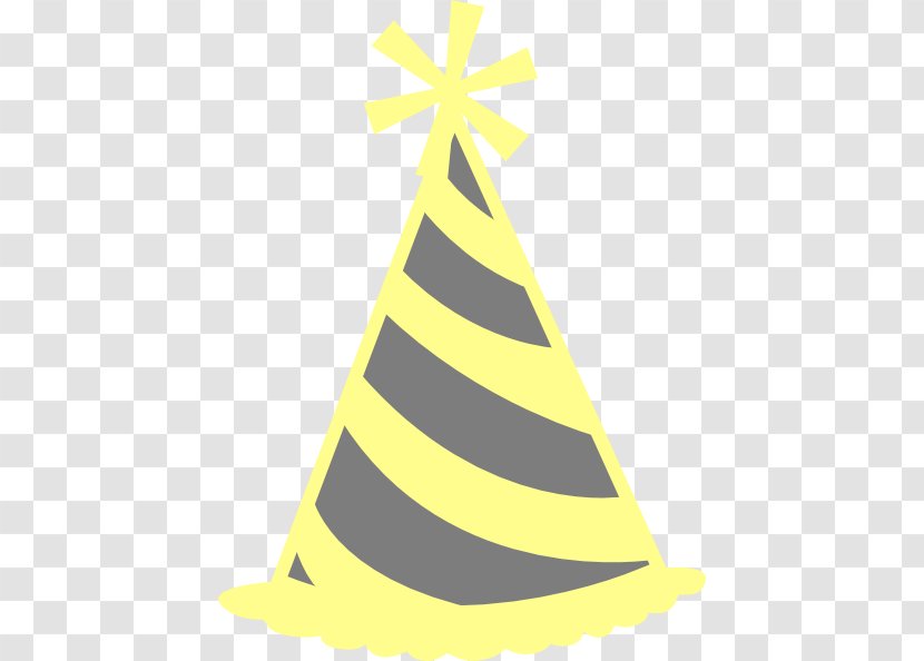 Party Hat Horn Clip Art - Christmas Tree - Yellow Transparent PNG