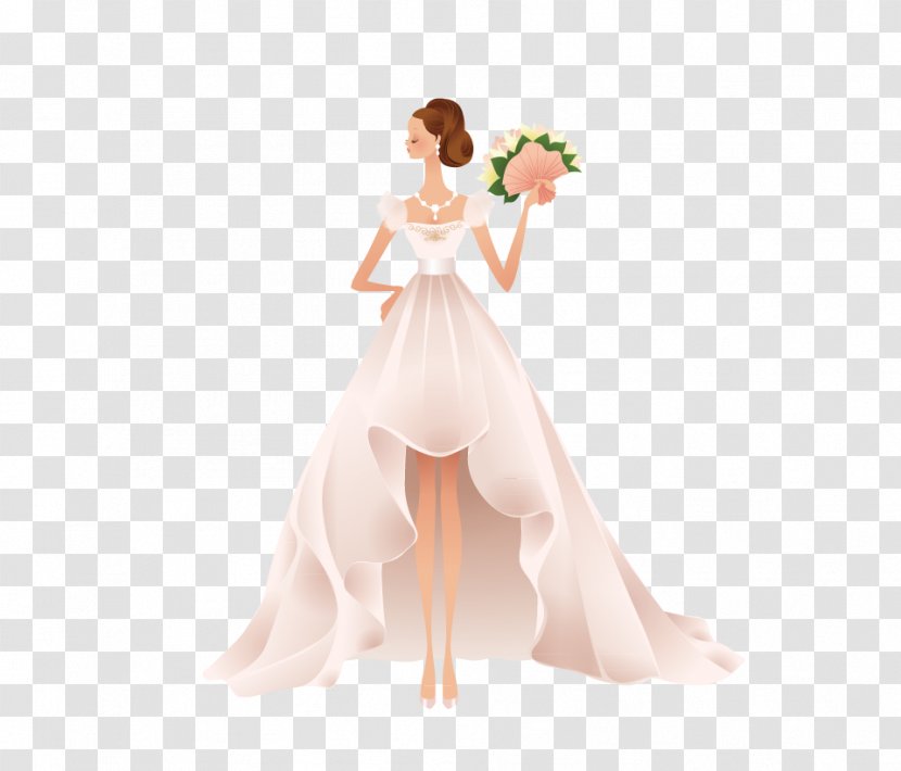 Wedding Invitation Bride Photography - Cartoon - Beautiful Transparent PNG