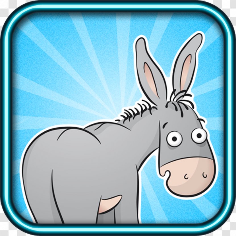 Horse Pin The Tail On Donkey Pack Animal Game - Livestock Transparent PNG