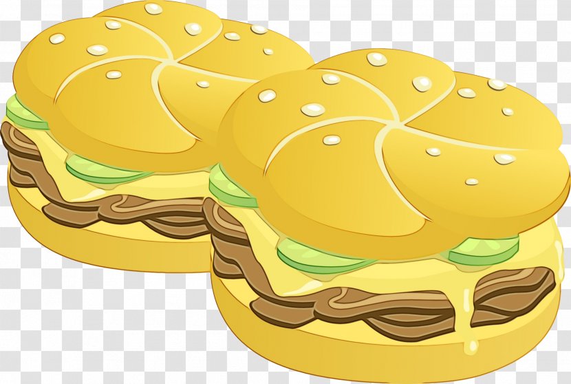 Animal Cartoon - Yellow - Bun Finger Food Transparent PNG