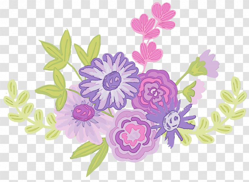 Bouquet Of Flowers Drawing - Garden Roses - Wildflower Anemone Transparent PNG