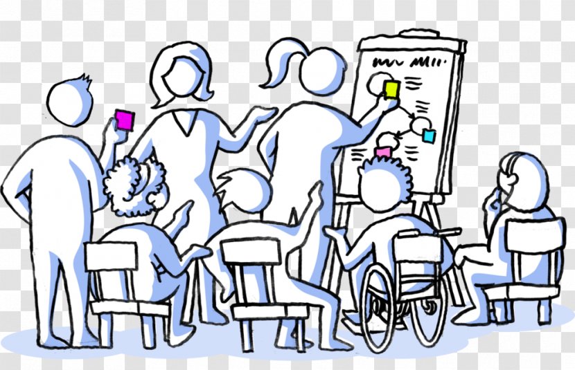 Meeting Team Drawing Clip Art - Organism Transparent PNG