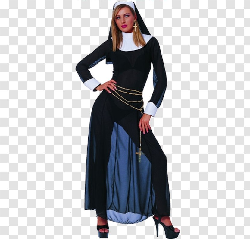 Costume Dress Nun Woman Skirt - Watercolor - Bad Habit Transparent PNG
