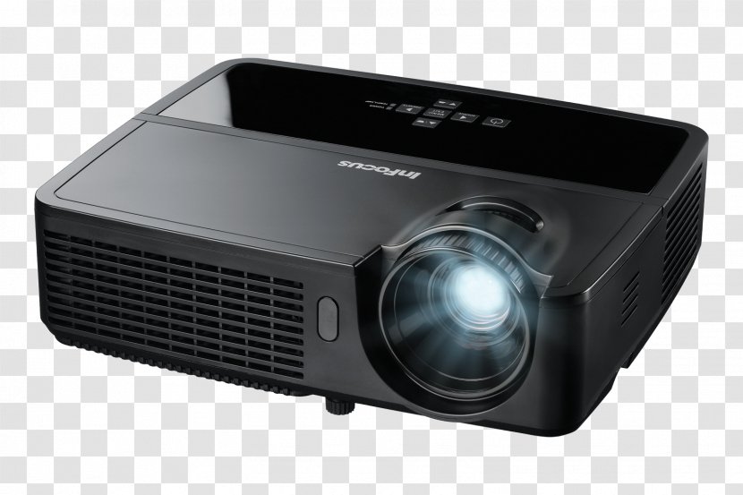 Multimedia Projectors InFocus XGA Digital Light Processing - Brightness - FOCUS Transparent PNG