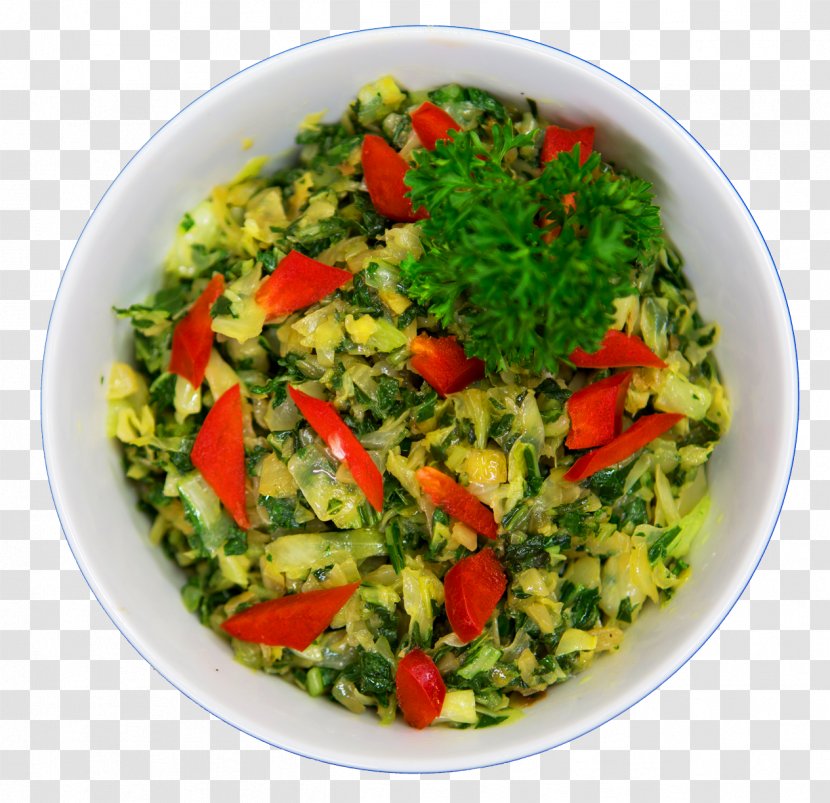 Vegetarian Cuisine Salad Leaf Vegetable Bowl - Dip - Ginger Garlic Transparent PNG