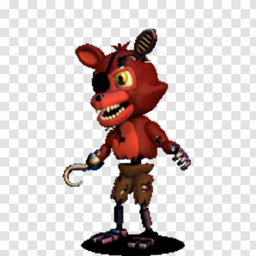 FNaF World Five Nights At Freddy's GIF Game Tenor - Foxy Transparent PNG