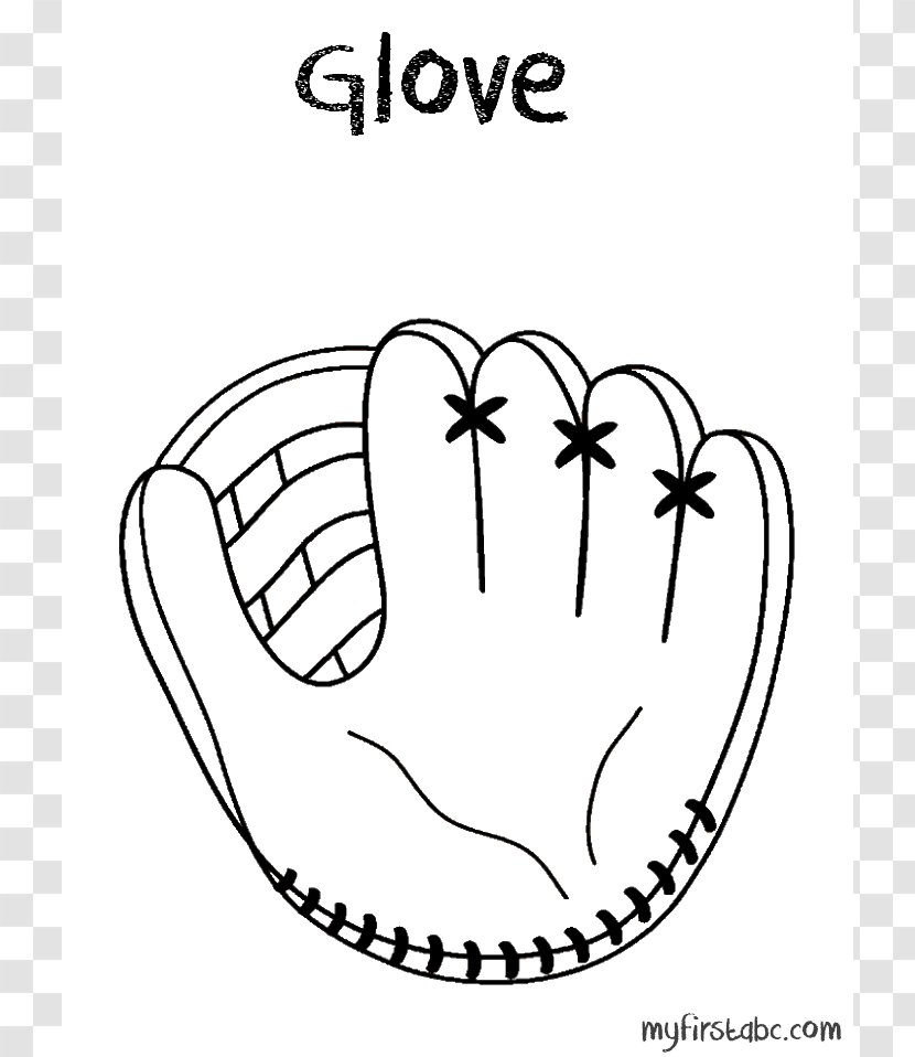 Baseball Glove Bats Coloring Book Clip Art - Cartoon - Cliparts Transparent PNG