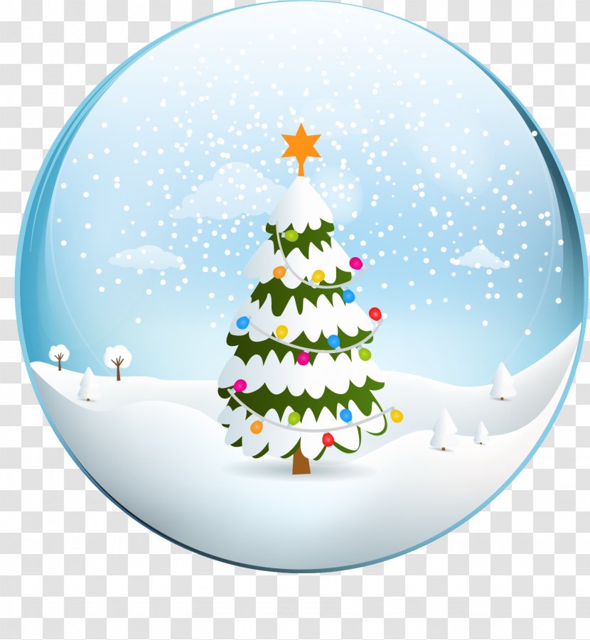 Christmas Tree Euclidean Vector - Snowman Transparent PNG