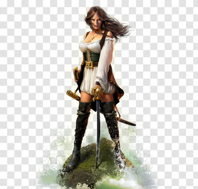 Pirates: Tides Of Fortune Piracy Stormfall: Age War Sea Game - Female Transparent PNG