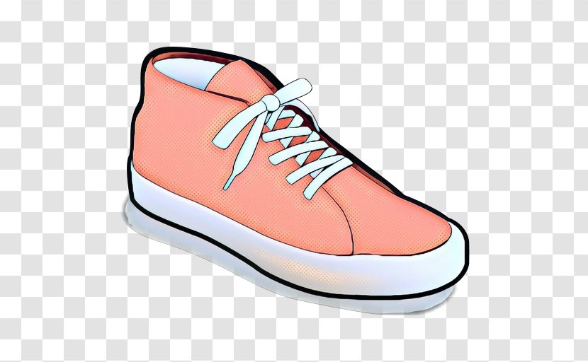 Orange - Vintage - Walking Shoe Plimsoll Transparent PNG