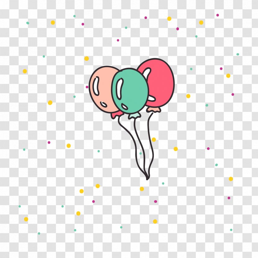 Birthday Cake Party Clip Art - Tree - Balloons Transparent PNG