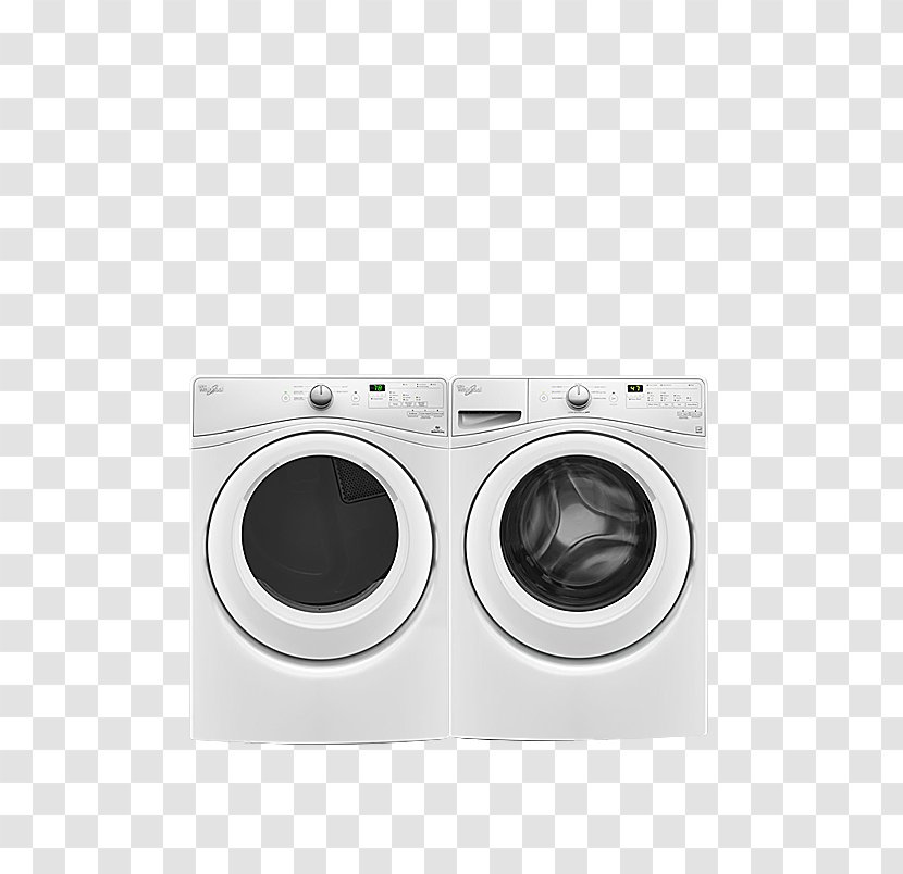 Clothes Dryer Washing Machines Whirlpool WFW7590F WED7990F Laundry - Home Appliance - Washer Top View Transparent PNG