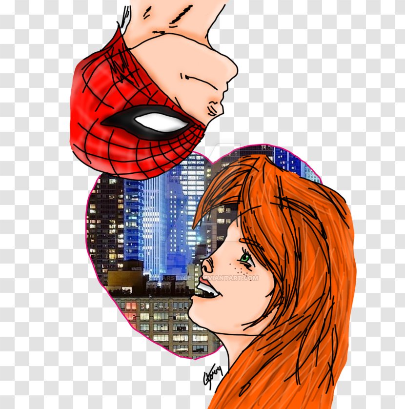 Spider-Man Mary Jane Watson DeviantArt - Cartoon - Spider-man Transparent PNG