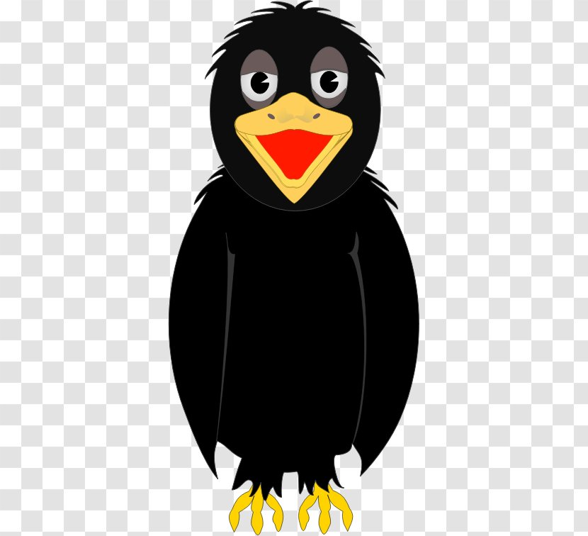 Common Raven Crow Clip Art - Bird - Animated People Talking Transparent PNG