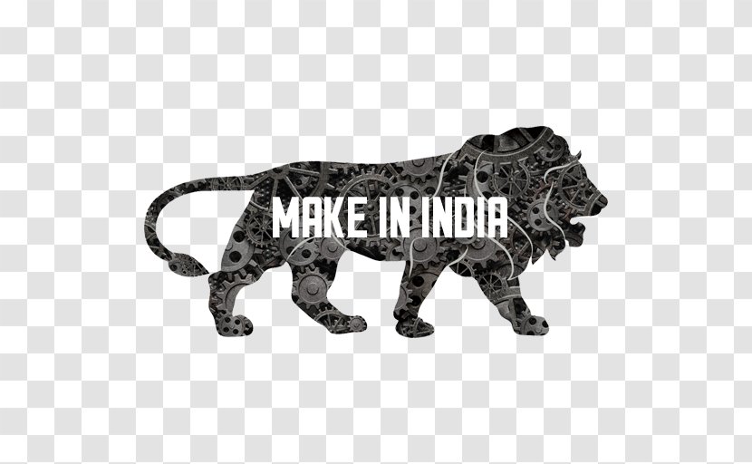 Make In India Government Of Logo Manufacturing - Carnivoran Transparent PNG