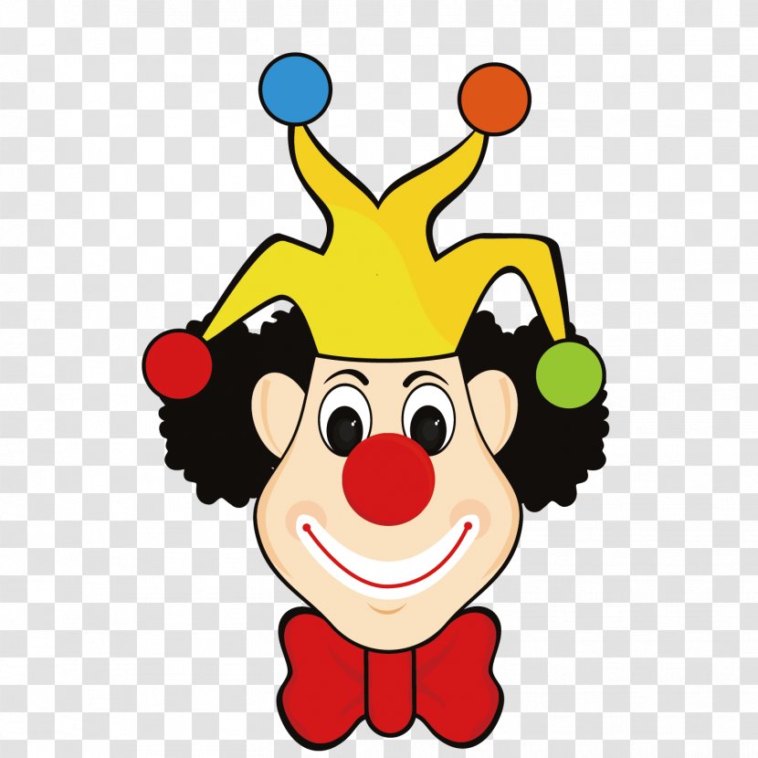 Clown April Fools Day Circus Illustration - Festival - Wearing A Hat Of The Illustrator Transparent PNG