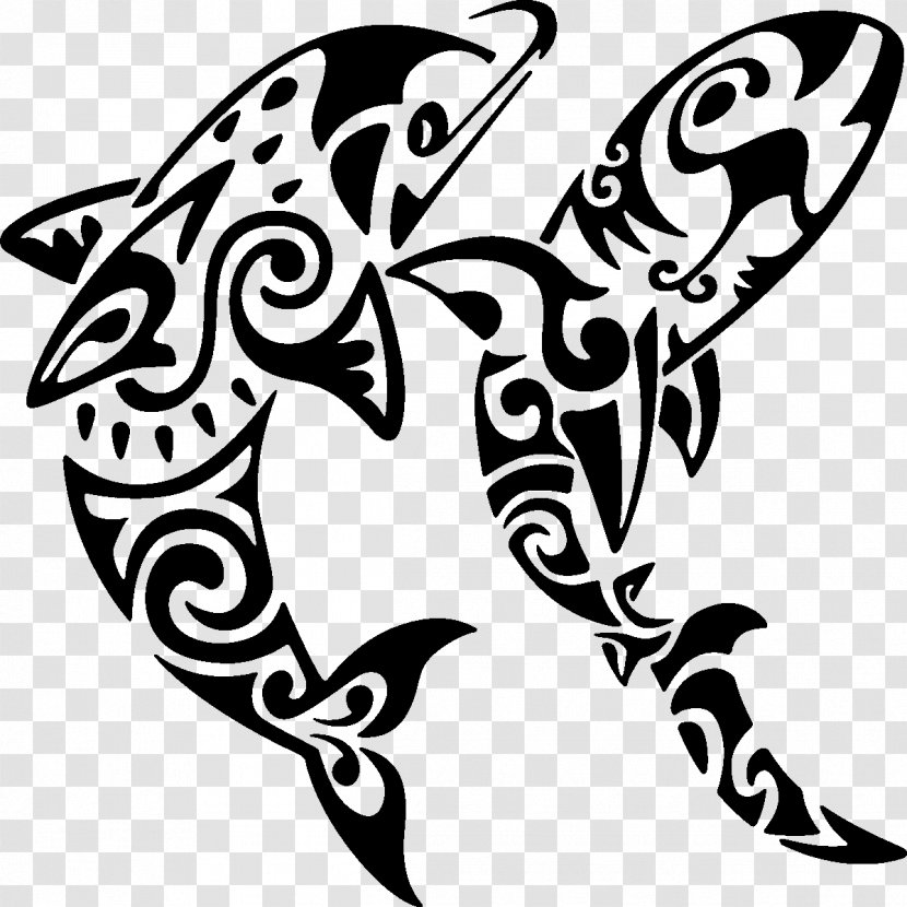 Polynesia Tattoo Shark Māori People Tā Moko - Symbol Transparent PNG