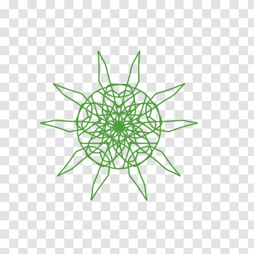 Plant Stem Symmetry Circle Point - Dreamcatcher Transparent PNG