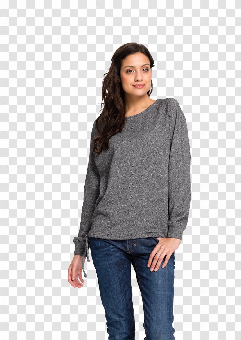 Sleeve T-shirt Bluza Jumper Sweater - Shoulder Transparent PNG