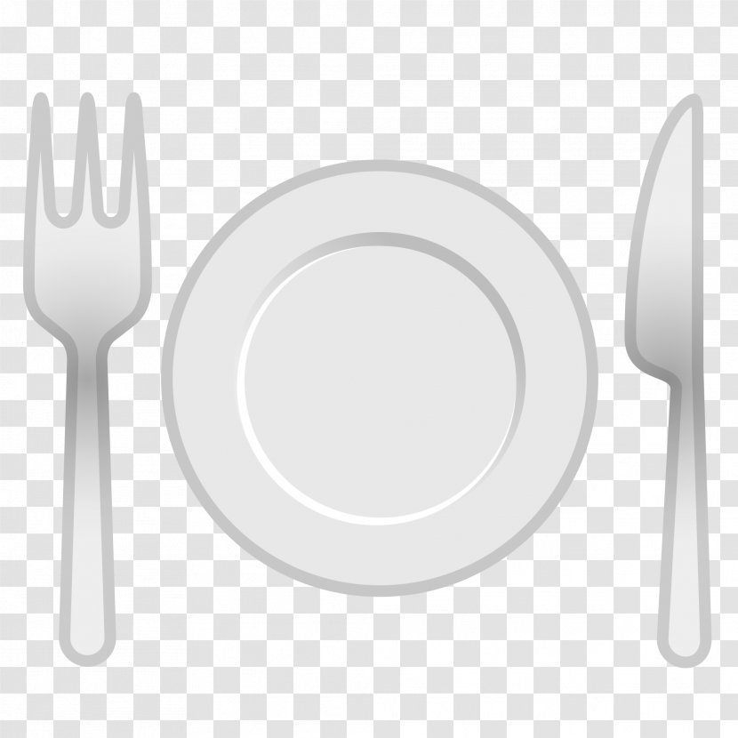 Fork Emoji Spoon - Plate Transparent PNG