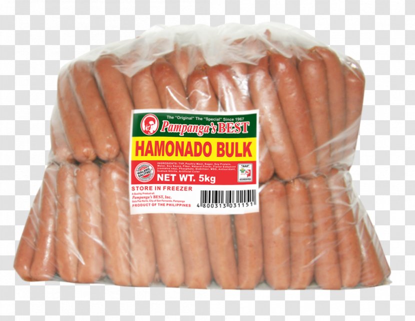 Longaniza Hamonado Frankfurter Würstchen Pampanga - Vienna Sausage - Ham Transparent PNG
