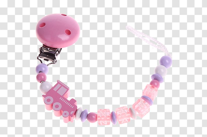 Bead Bracelet Necklace Gemstone Pink M Transparent PNG