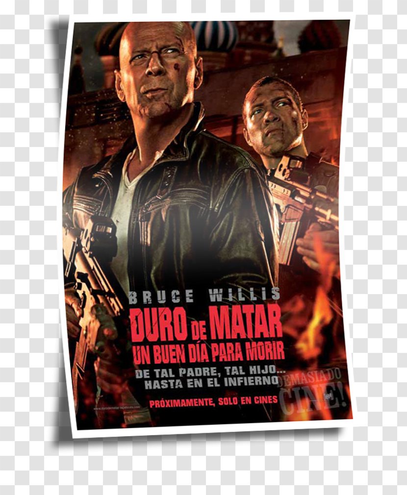 Bruce Willis A Good Day To Die Hard Action Film - Text Transparent PNG
