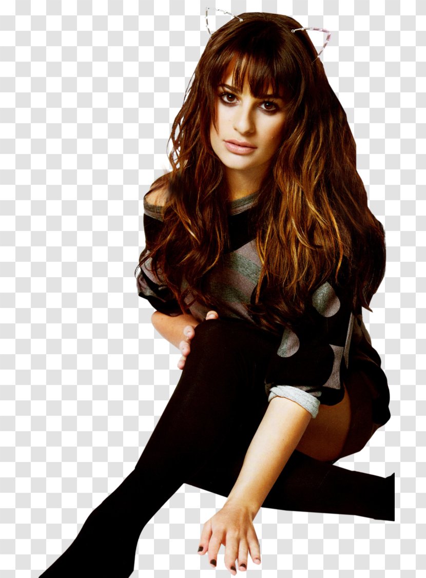 Lea Michele Glee Rachel Berry Nylon Magazine - Cartoon - Actor Transparent PNG