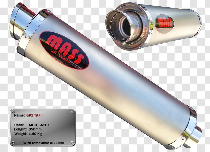 Pipe Cylinder Metal - Aprilia Rsv 1000 R Transparent PNG