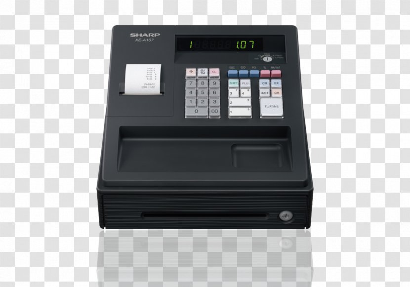 Cash Register Point Of Sale Retail Business Payment - Printer - Sharp Transparent PNG