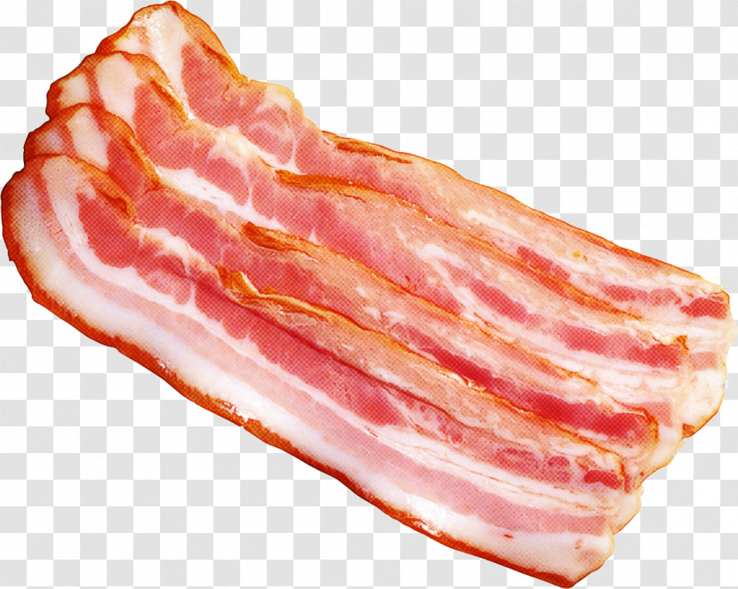 Food Animal Fat Meat Back Bacon Dish Transparent PNG