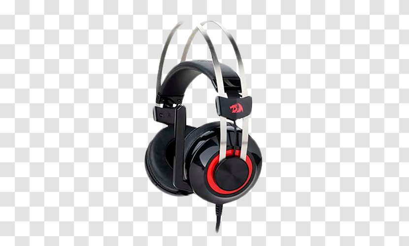 7.1 Surround Sound Headphones Redragon Audifonos Gamer Talos H601 360 Mic Vibracion Y Backlight Headset - Video Games Transparent PNG