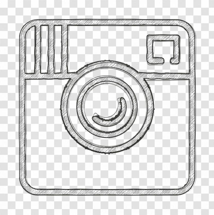 Social Media Icon Beautiful Camera Icon Big Instagram Logo Icon Transparent PNG