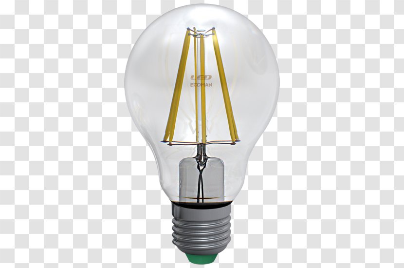 Lighting Edison Screw LED Filament Light-emitting Diode - Light Transparent PNG