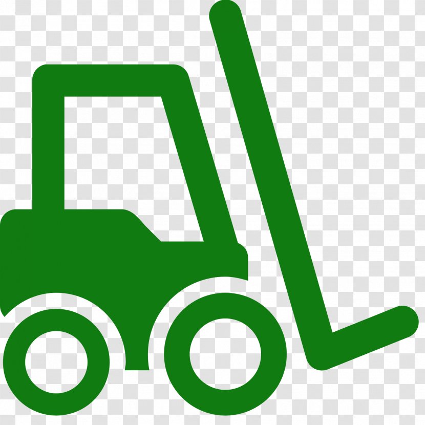 Car Forklift Truck - Green Transparent PNG