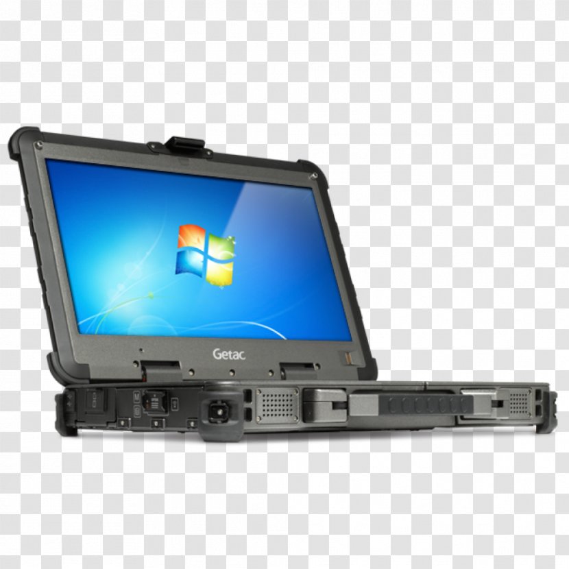 Laptop Rugged Computer Getac Intel MIL-STD-810 Transparent PNG