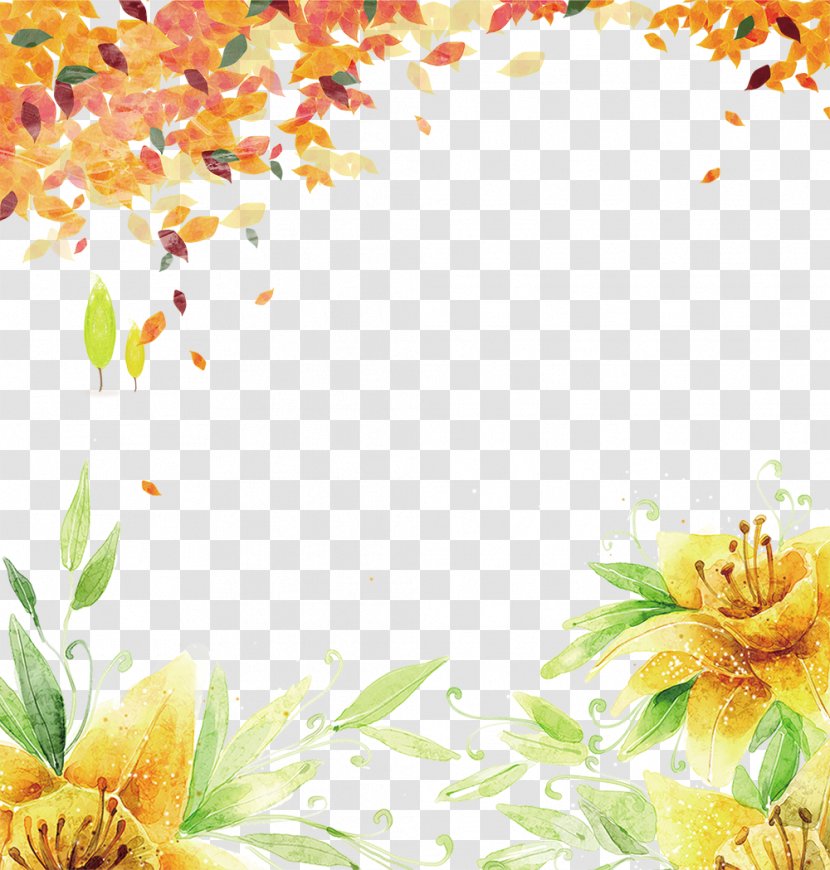 Autumn Summer Background - Petal - Winter Transparent PNG