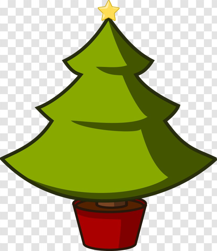 Christmas Tree Clip Art - Leaf - Empty Cliparts Transparent PNG