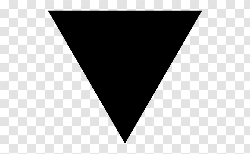 Black Triangle Arrow Symbol - Frame - 3d Figures And Toothache Stereogram Transparent PNG