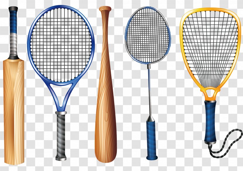 Ball Royalty-free Sports Equipment Illustration - Tennis Racket Badminton Transparent PNG