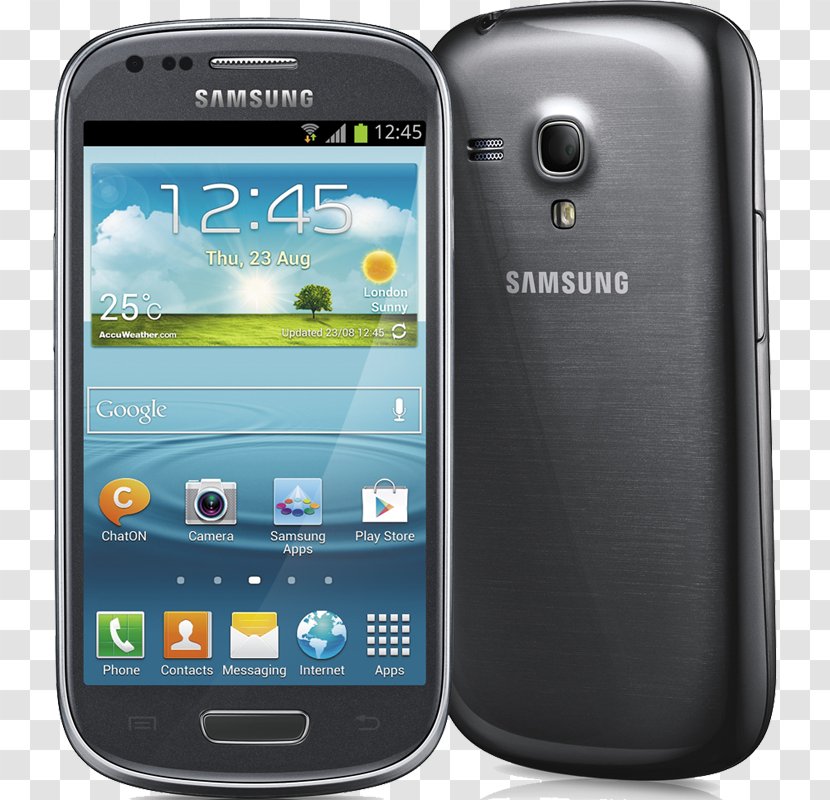 Samsung Galaxy S III SIII Mini Uk SIM Free Smartphone - Mobile Phone Accessories - Blue Used GT-i8190 International 8GB (Unlocked, Blue) I8200 VESamsung S3 Transparent PNG