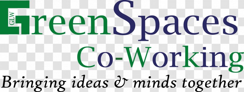 Green Spaces Co-Working Logo Brand Font Idea - Area - Number Transparent PNG