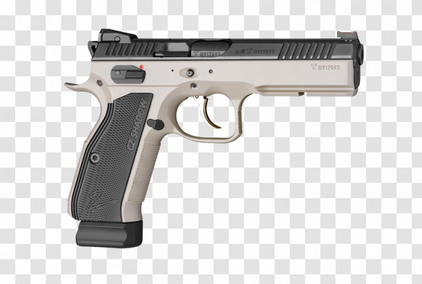 CZ 75 SP-01手枪 Shadow 2 Česká Zbrojovka Uherský Brod Pistol - Heart - Weapon Transparent PNG