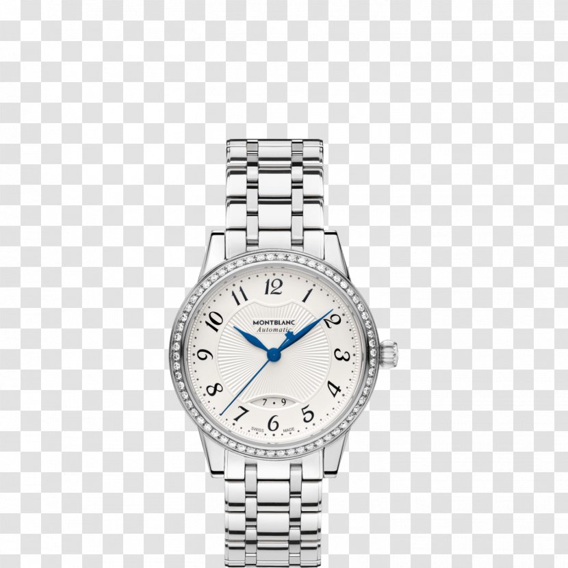 Villeret Automatic Watch Montblanc Jewellery - Female - Silver Diamond Form Watches Transparent PNG