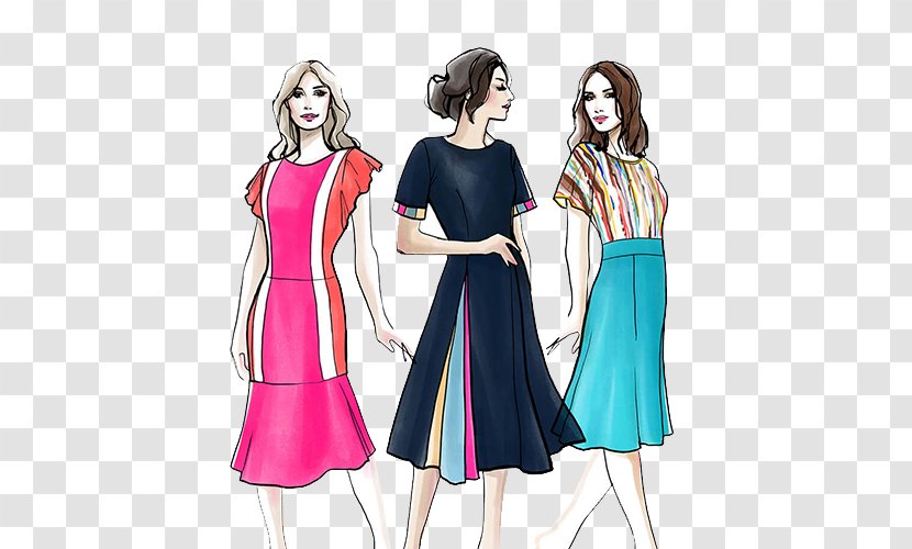 Fashion Design Designer Clothing - Watercolor Transparent PNG