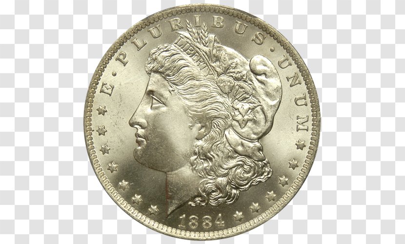 Dollar Coin Carson City Mint Morgan Peace - Money Roll Transparent PNG