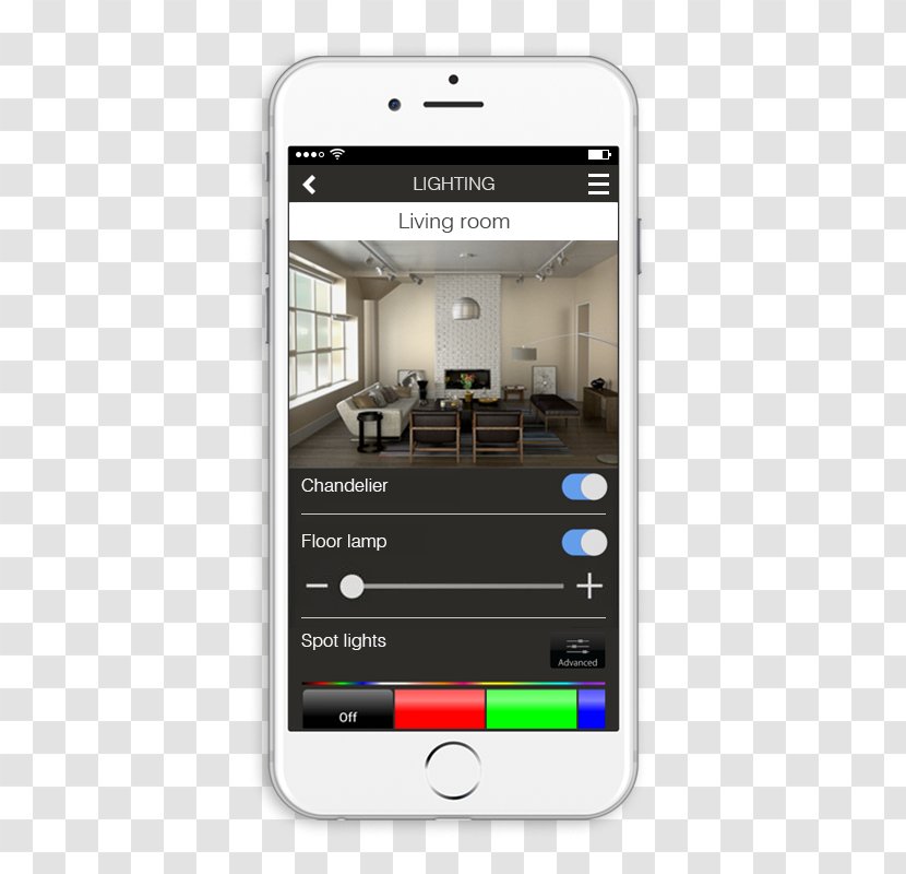 Smartphone Lighting Control System Mobile Phones - Tablet Computers Transparent PNG