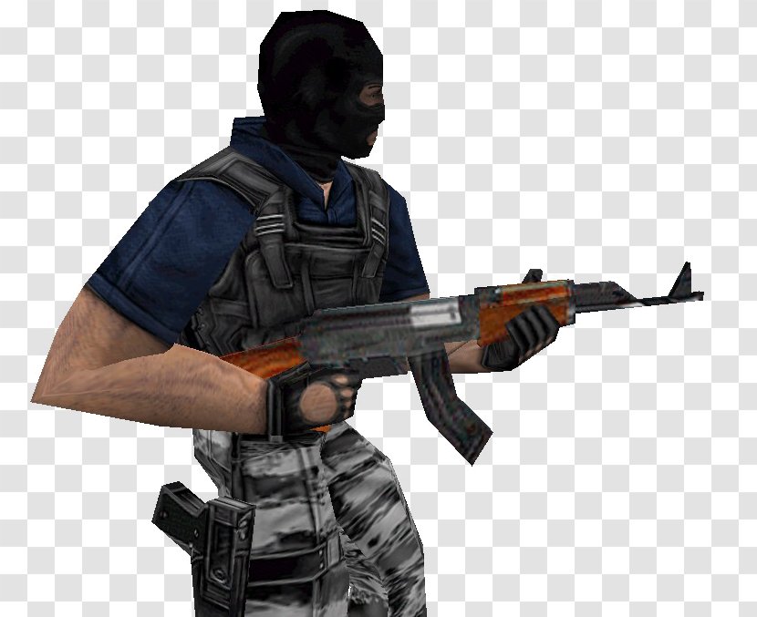 Counter-Strike: Global Offensive Source Counter-Strike 1.6 Firearm - Silhouette - Ak 47 Transparent PNG