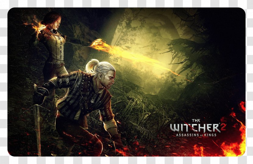 The Witcher 2: Assassins Of Kings Geralt Rivia Video Game GOG.com - Darkness Transparent PNG